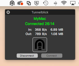 Mac VPN Install - Connected