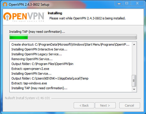 Windows VPN Install – Software Installation